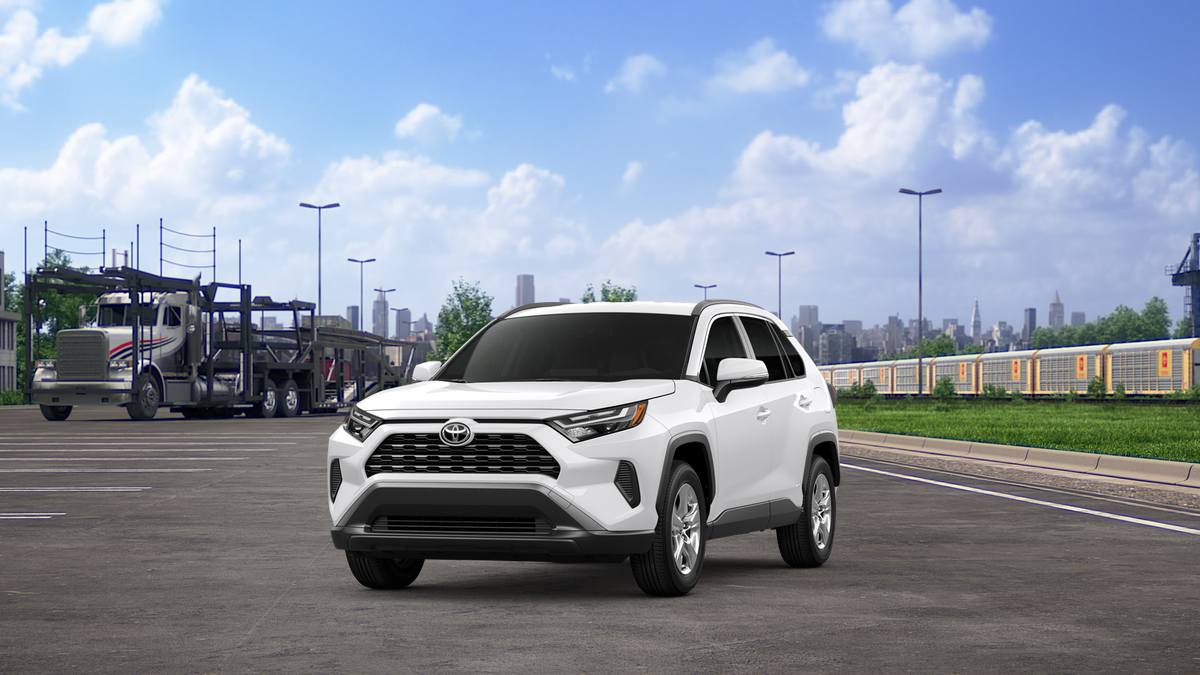 New 2025 Ice Cap Toyota Hybrid XLE image 1