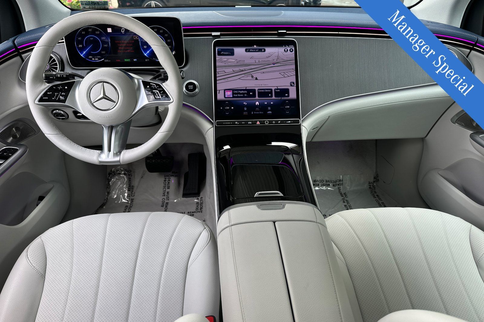 Certified 2024 Mercedes-Benz EQE SUV Base with VIN 4JGGM2BB9RA045051 for sale in Laguna Niguel, CA