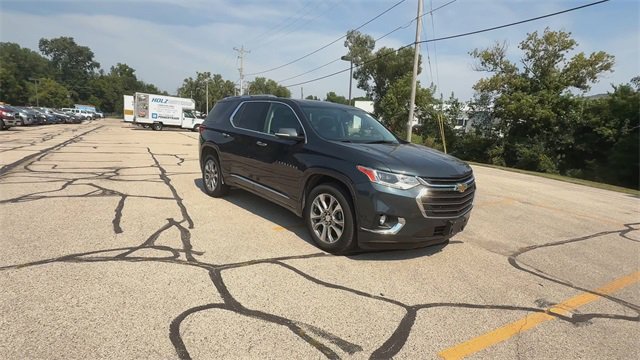 Certified 2018 Chevrolet Traverse Premier with VIN 1GNEVJKW3JJ177949 for sale in Hales Corners, WI