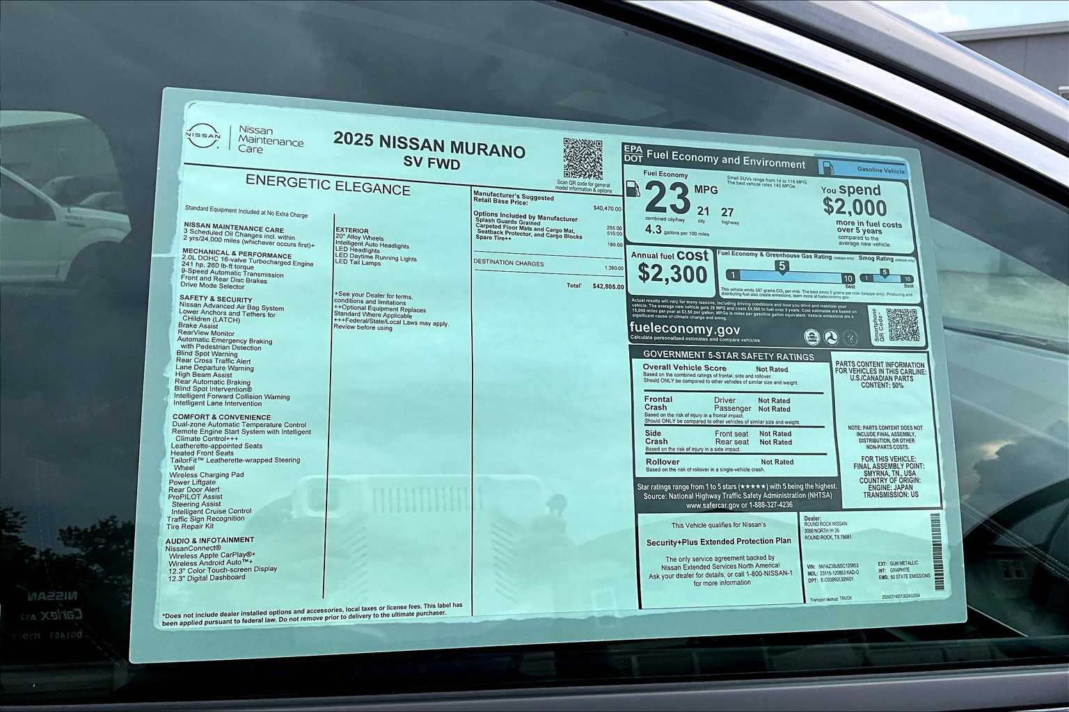 2025 Nissan Murano SV photo 17