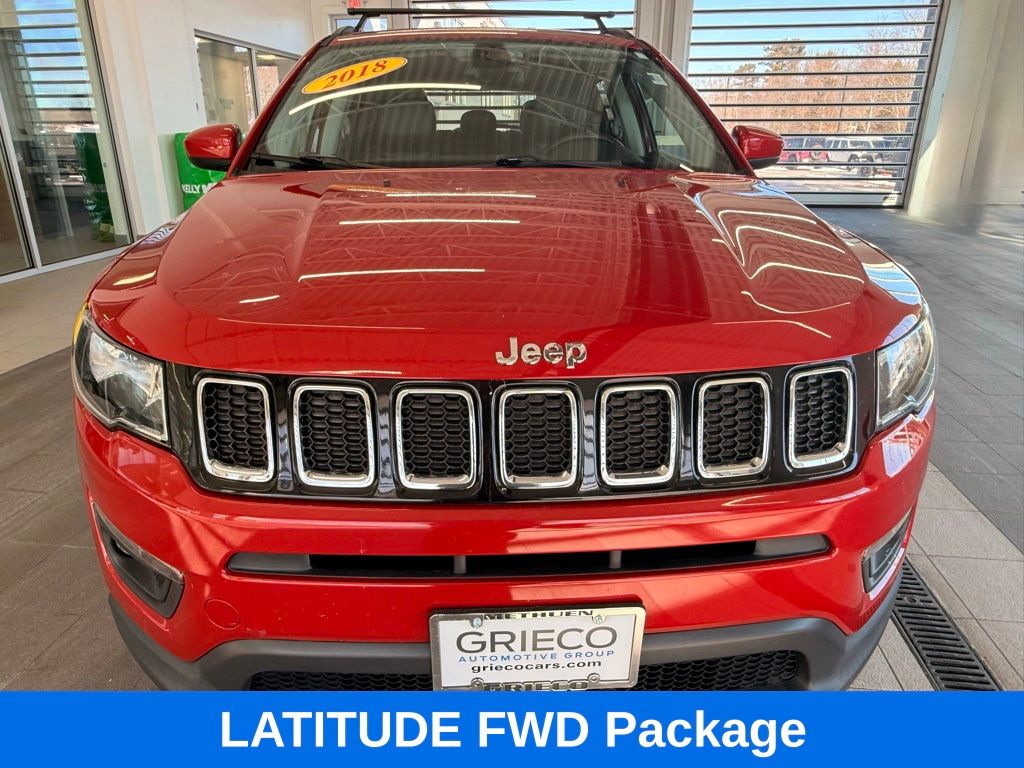 Used 2018 Jeep Compass Latitude with VIN 3C4NJCBB4JT169655 for sale in Methuen, MA