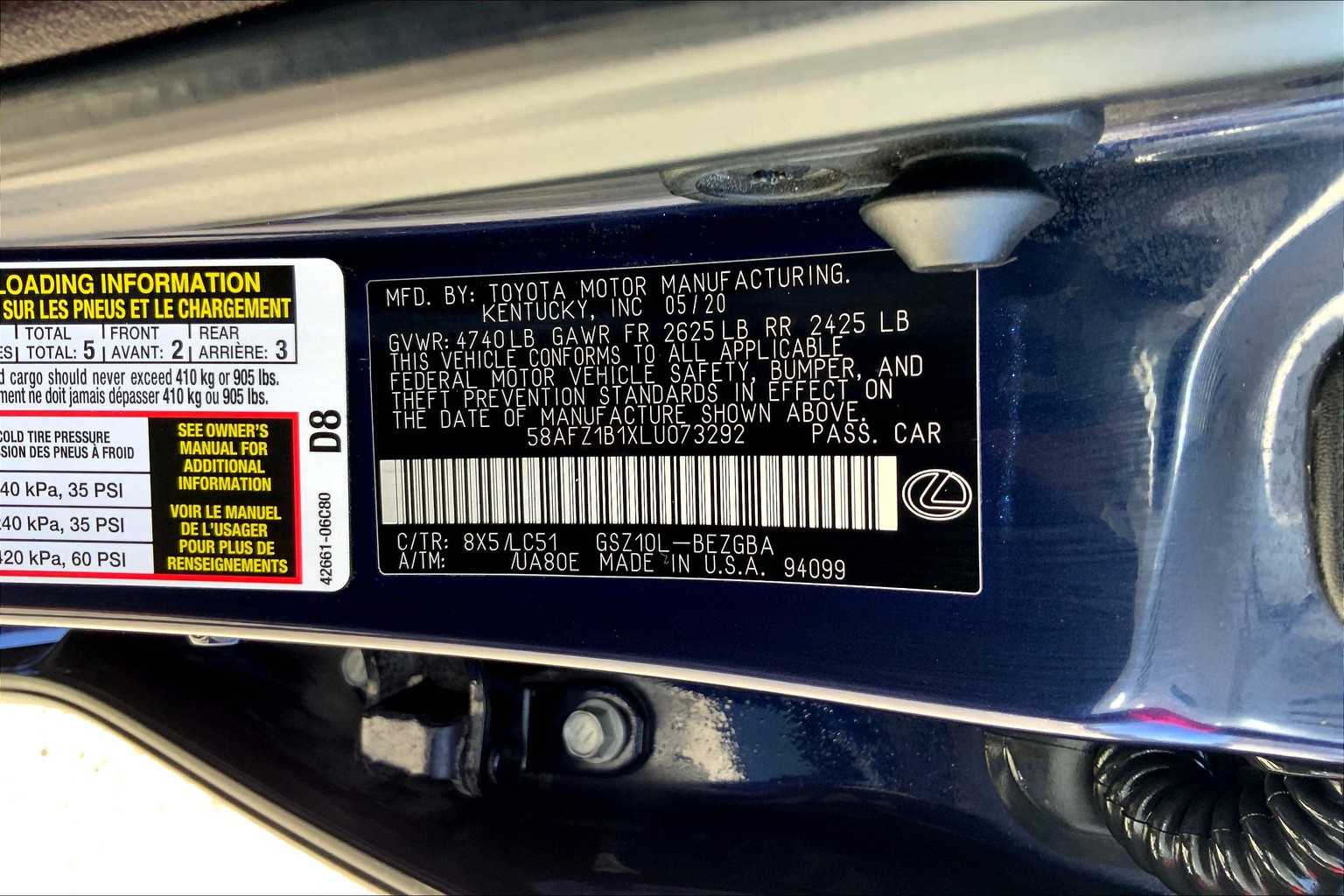 2020 Lexus ES 350 Ultra Luxury photo 33