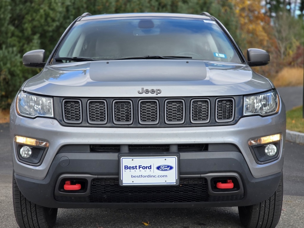 Used 2020 Jeep Compass Trailhawk with VIN 3C4NJDDB9LT117458 for sale in Nashua, NH