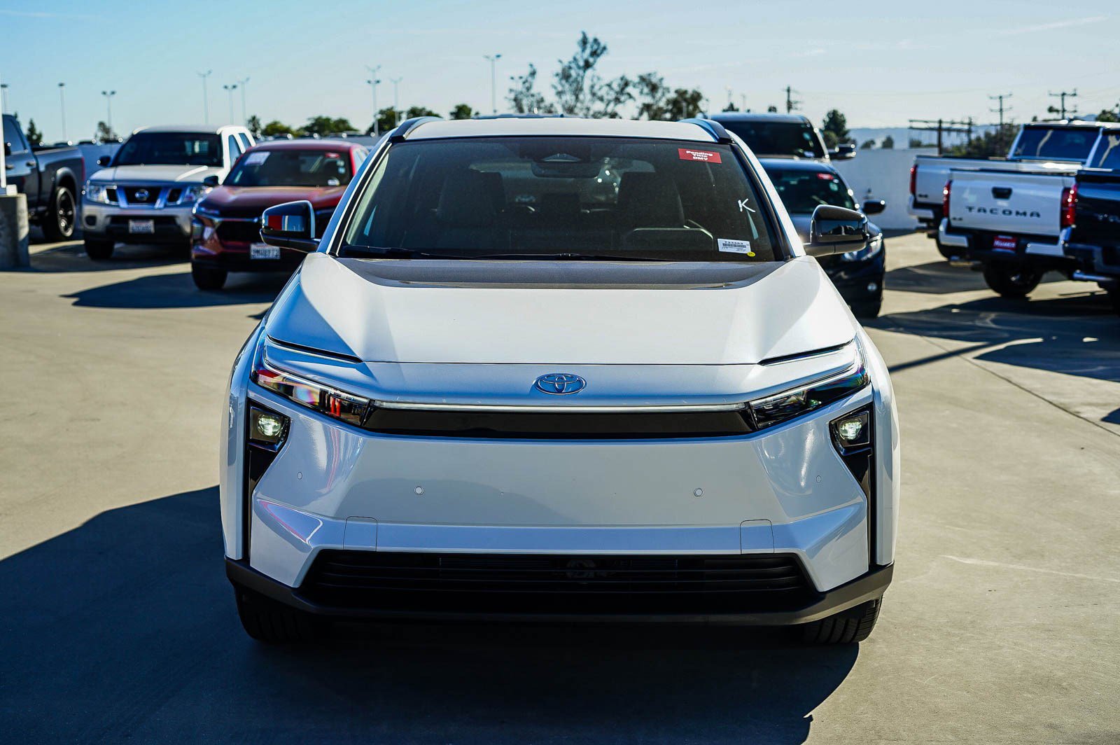 Certified 2026 Toyota bZ XLE with VIN JTMBFAEBXTA000996 for sale in Los Angeles, CA