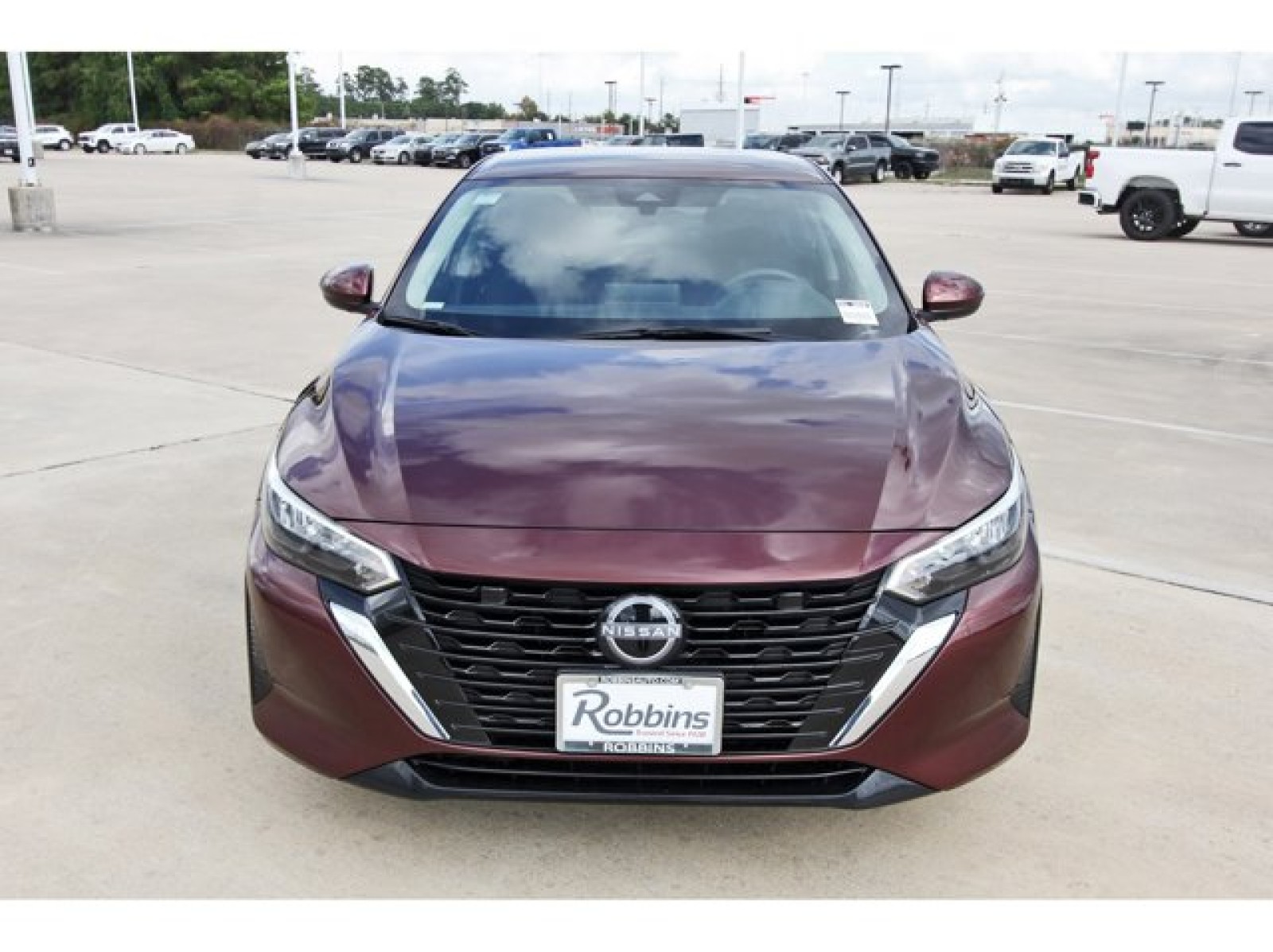 2024 Nissan Sentra SV Red at Robbins Nissan