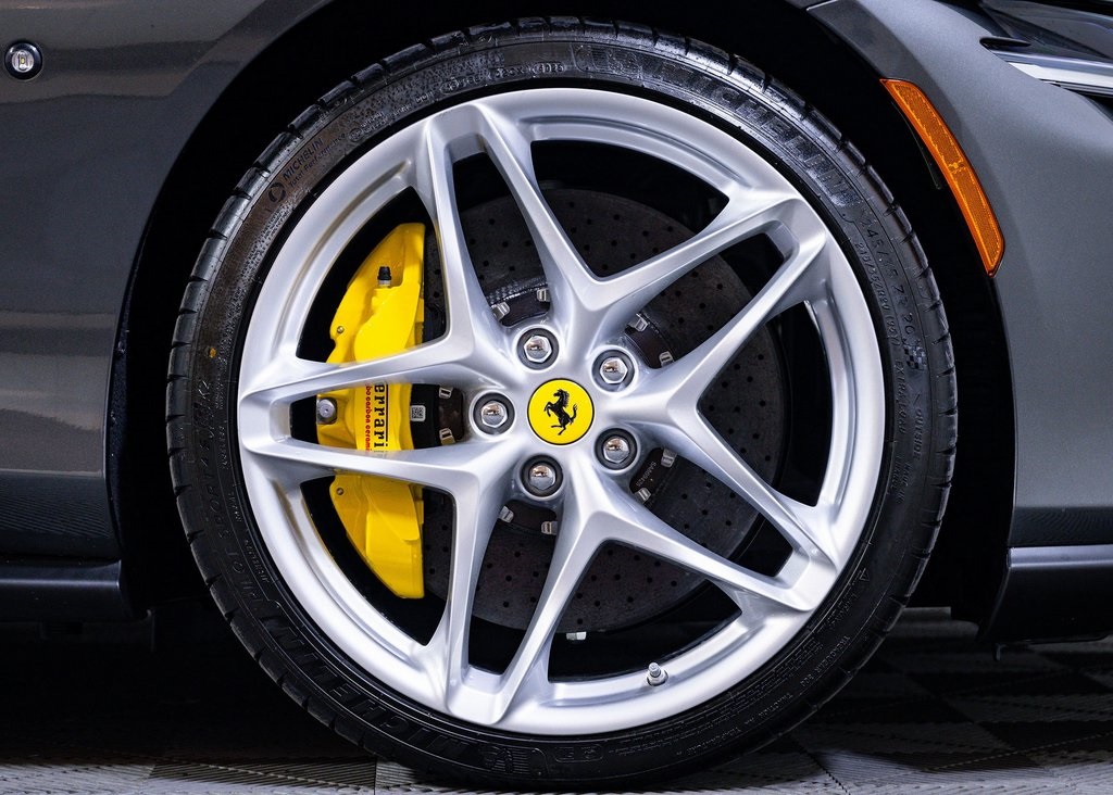 Certified Used 2024 Grigio Silverstone Metallic Ferrari Base image 8