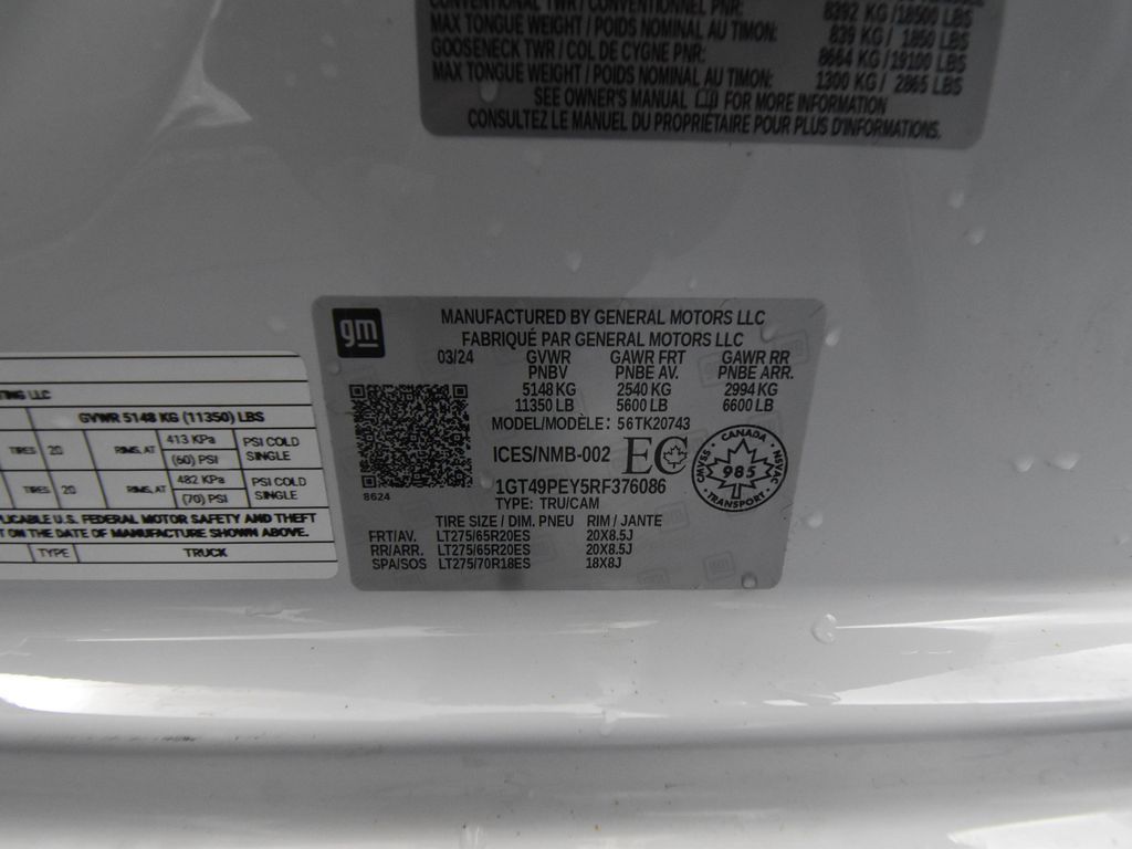 2024 Gmc Sierra HD AT4 photo 43