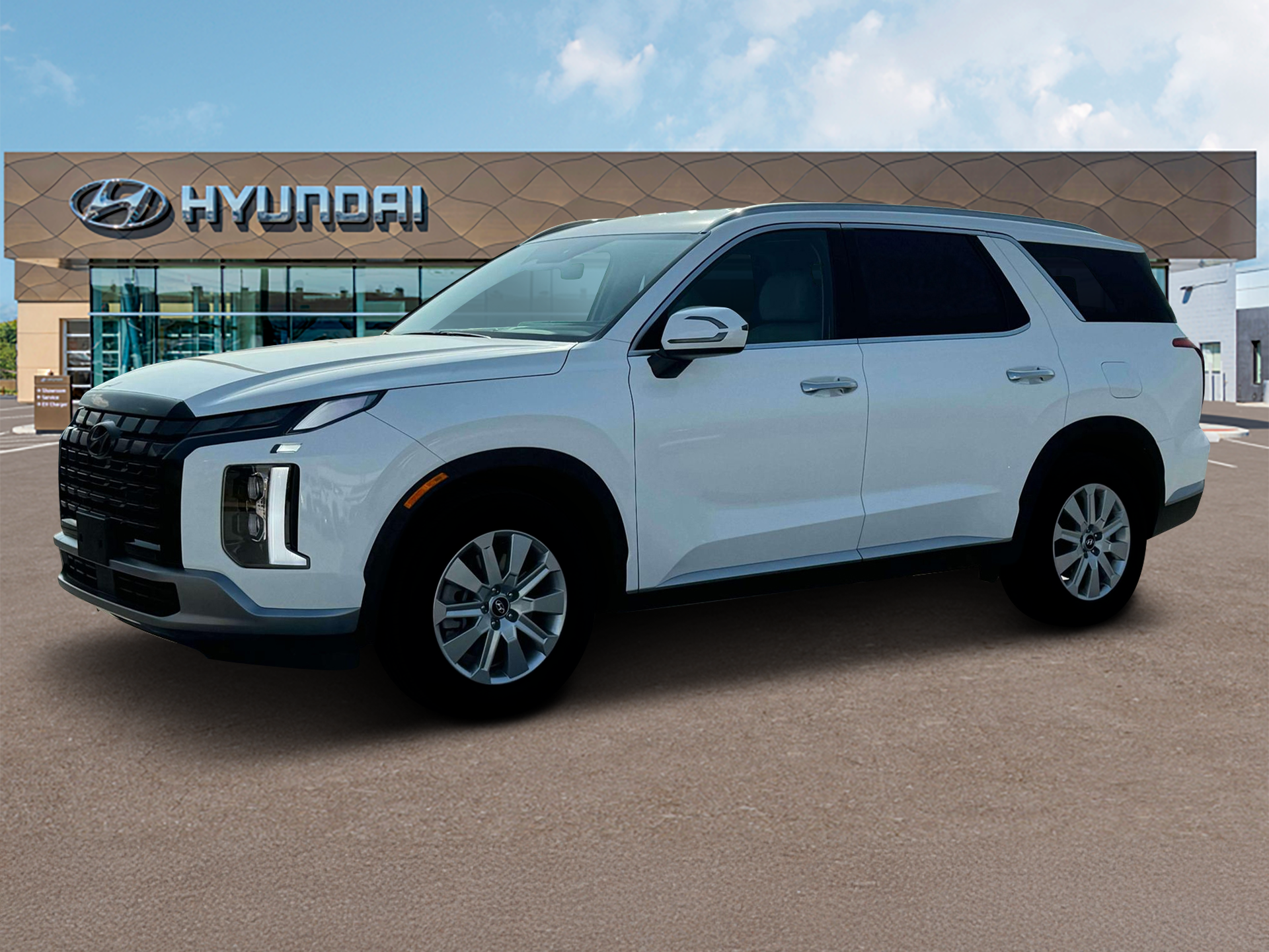 New 2025 White Hyundai SEL FWD image 2