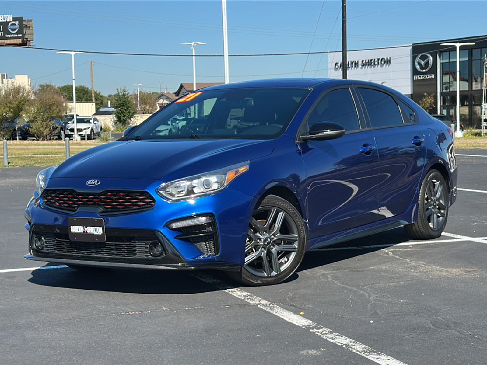 Used 2021 Kia Forte GT-Line with VIN 3KPF34ADXME414474 for sale in Temple, TX