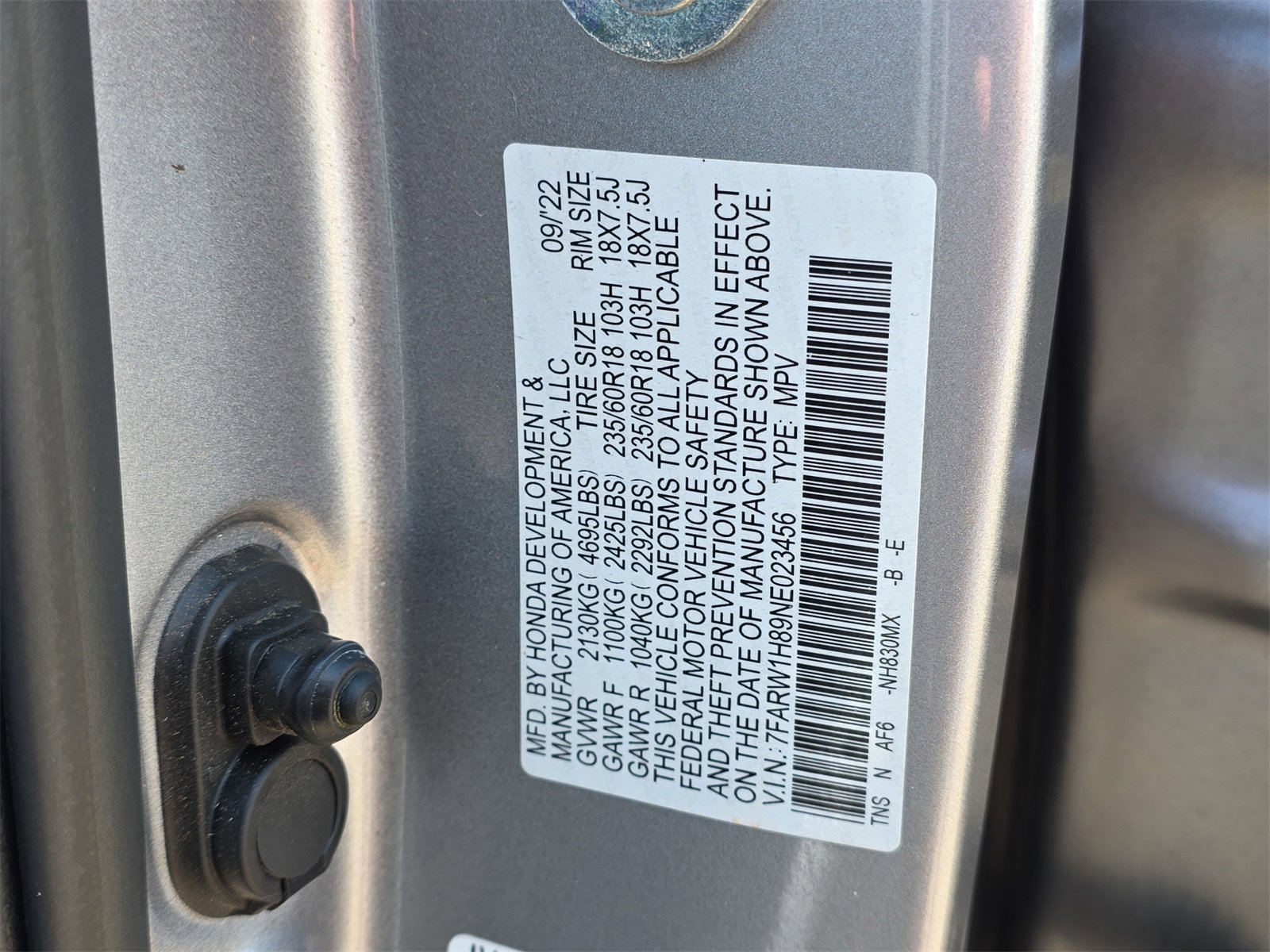 2022 Honda CR-V EX-L photo 31