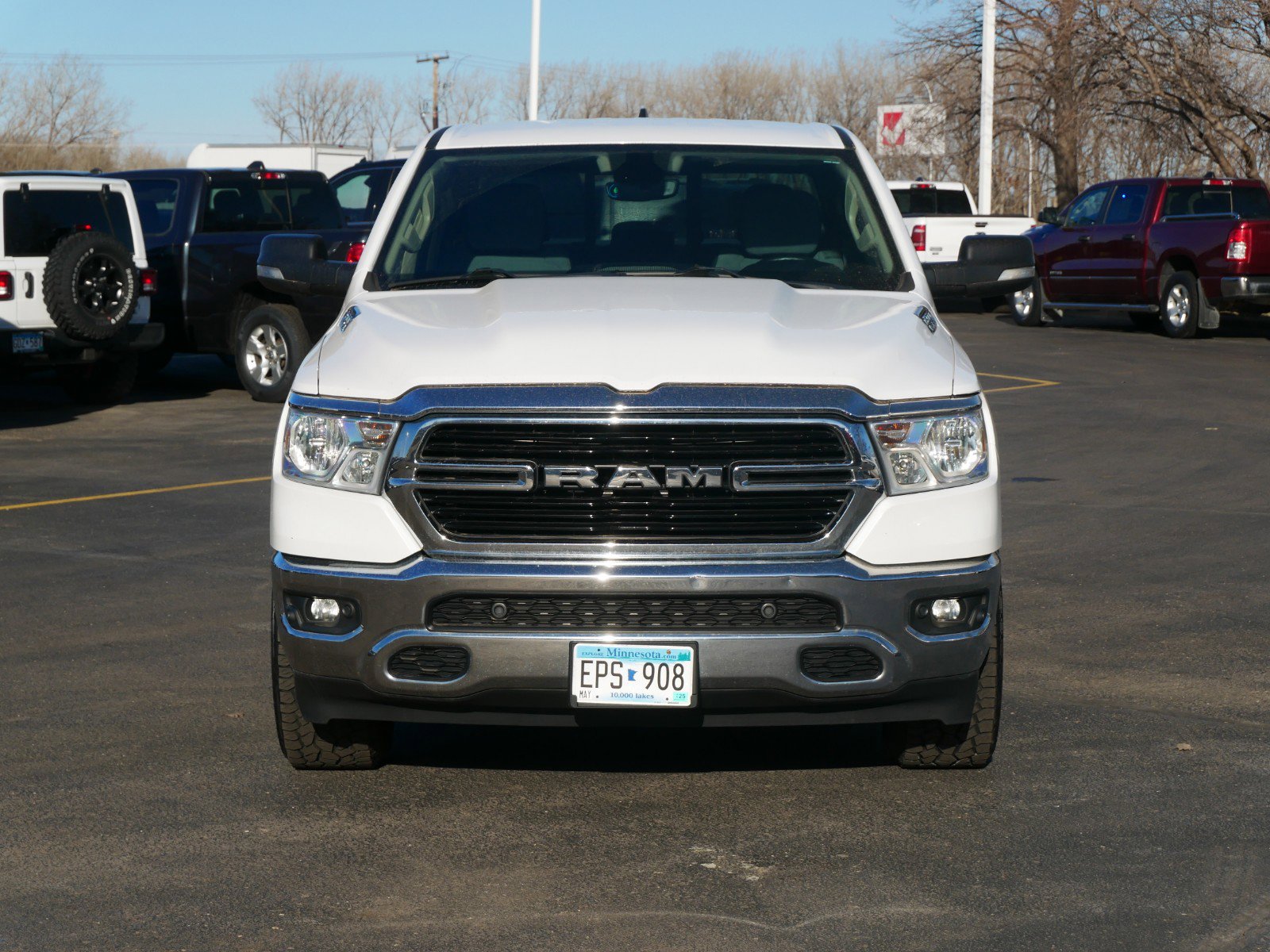 Used 2020 RAM Ram 1500 Pickup Big Horn/Lone Star with VIN 1C6SRFMT1LN146640 for sale in Saint Charles, MN