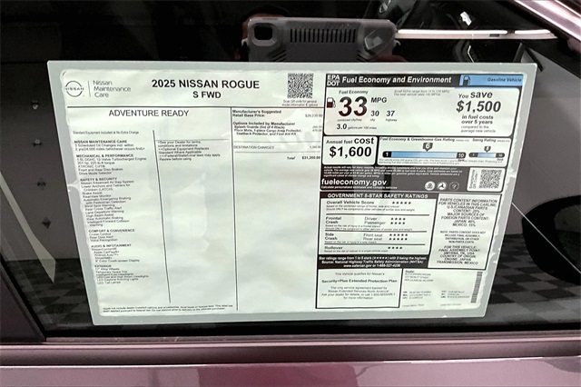 2025 Nissan Rogue S photo 36