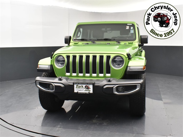 Used 2018 Jeep All-New Wrangler Unlimited Sahara with VIN 1C4HJXEG0JW328063 for sale in Burnsville, Minnesota