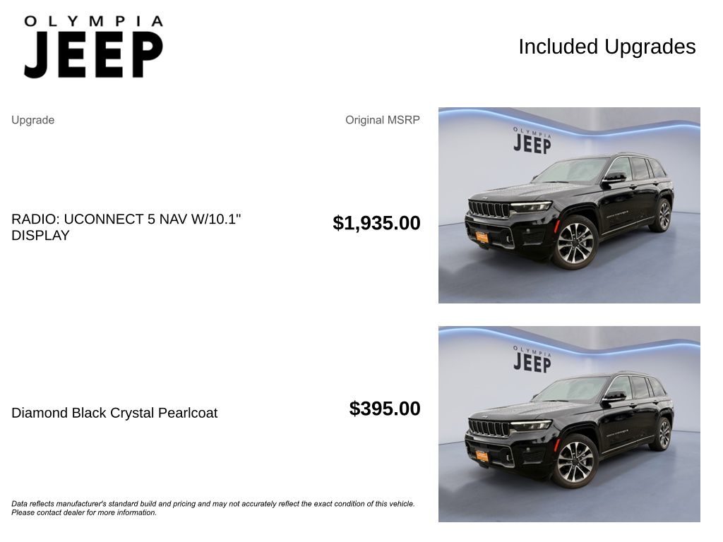 2022 Jeep Grand Cherokee Overland photo 3