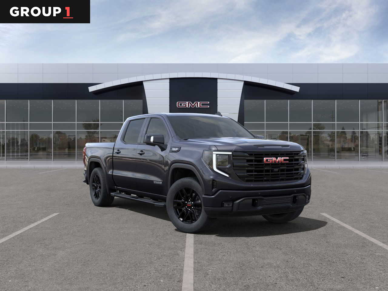 New 2025 Titanium Rush Metallic GMC Elevation image 1