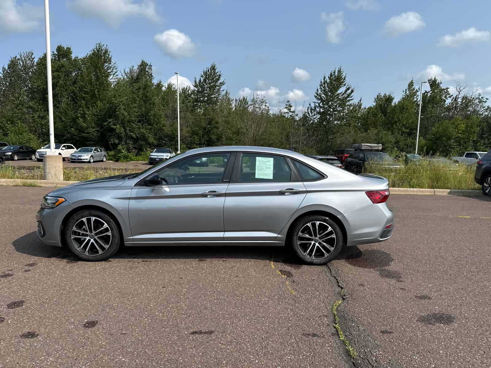 Certified 2023 Volkswagen Jetta Sport with VIN 3VWBM7BU8PM008535 for sale in Hermantown, Minnesota