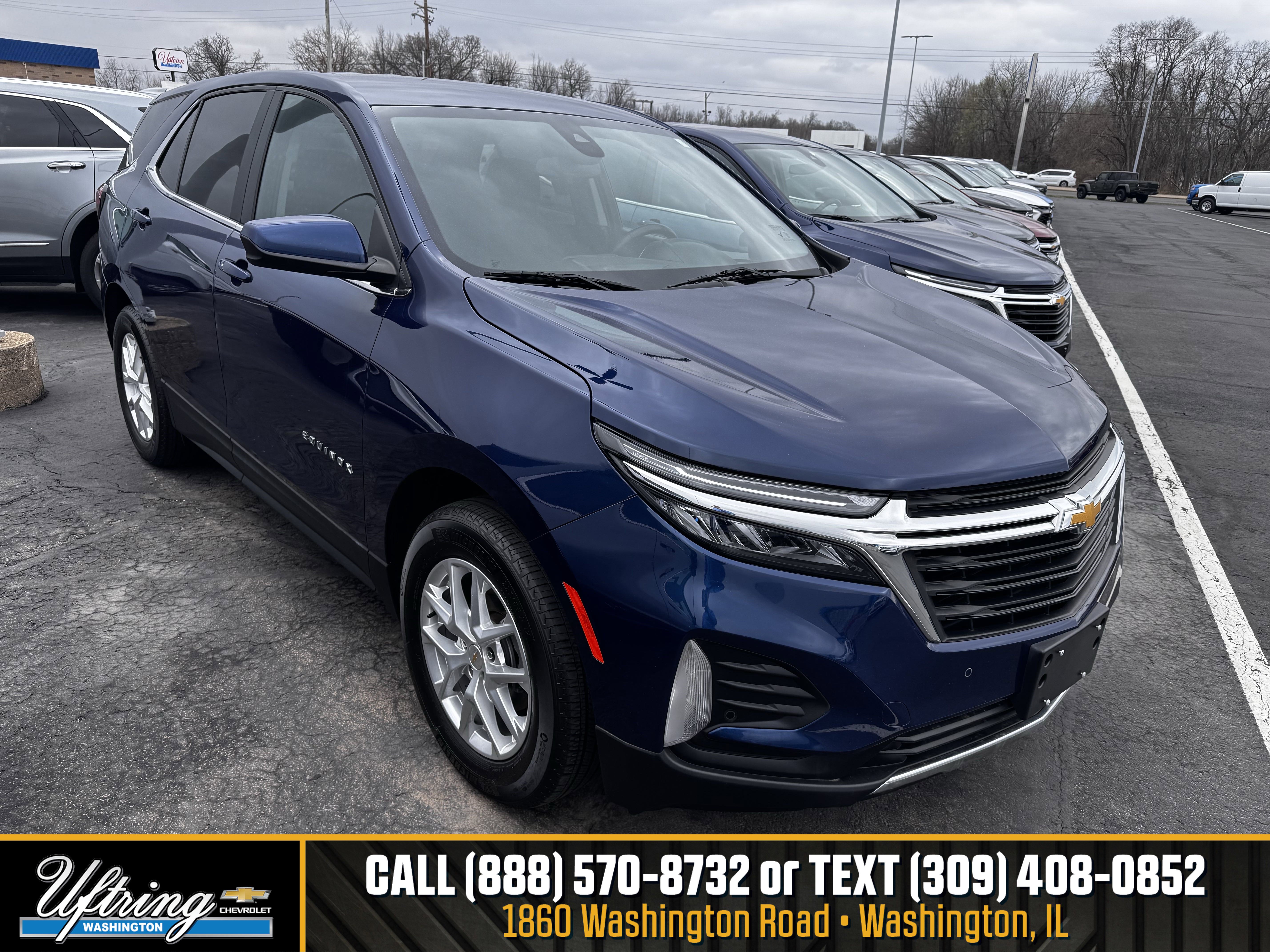 Used 2022 Blue Glow Metallic Chevrolet LT image 1