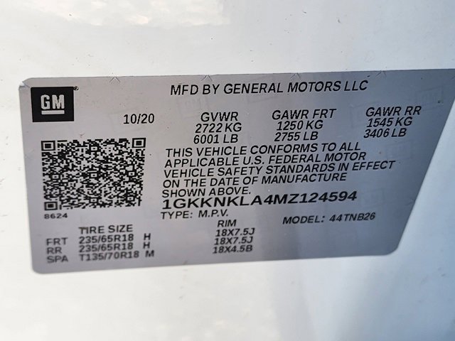 2021 Gmc Acadia SLE photo 27