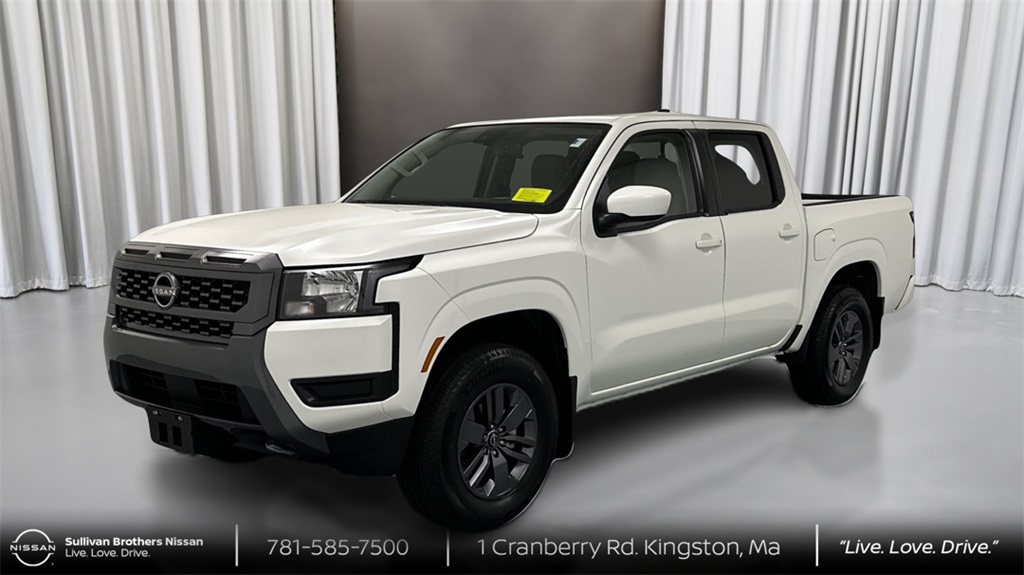 New 2025 Glacier White Nissan Crew Cab SV image 1