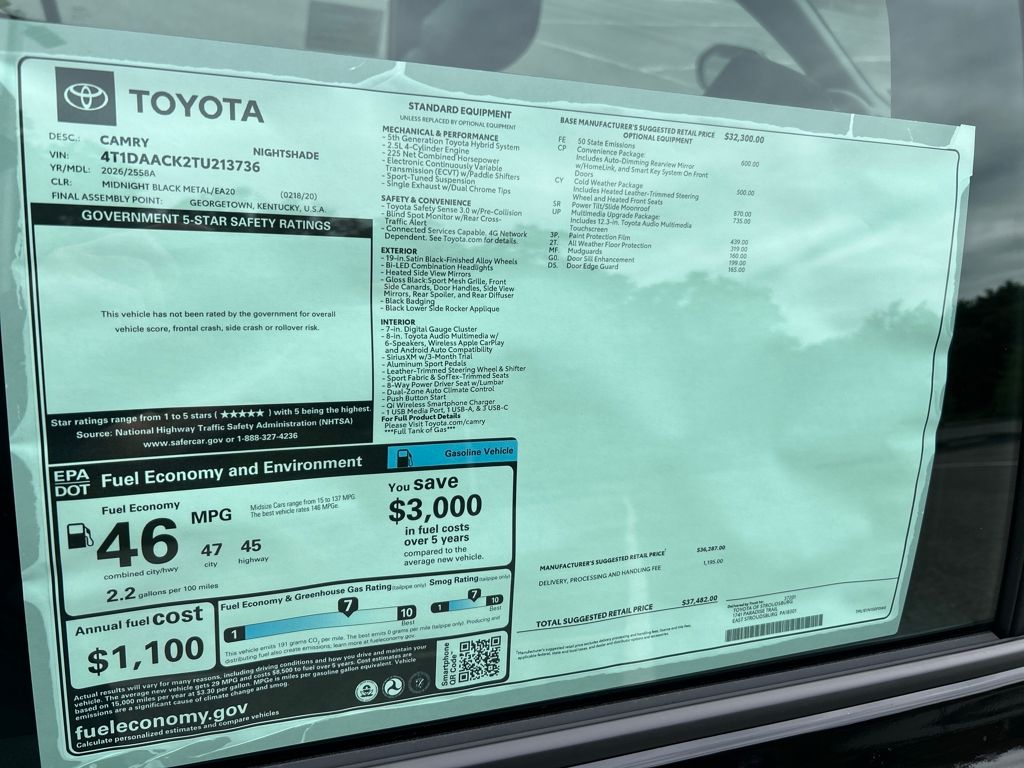 2026 Toyota Camry SE photo 30