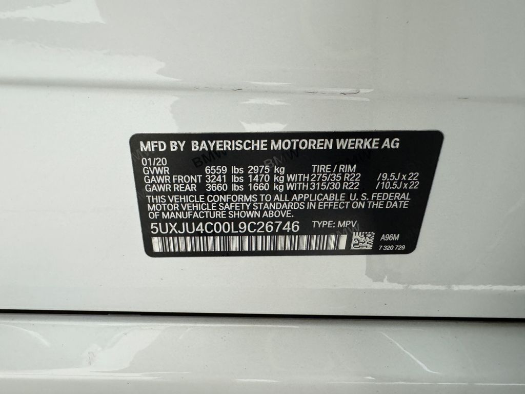 2020 Bmw X5 M50i photo 26