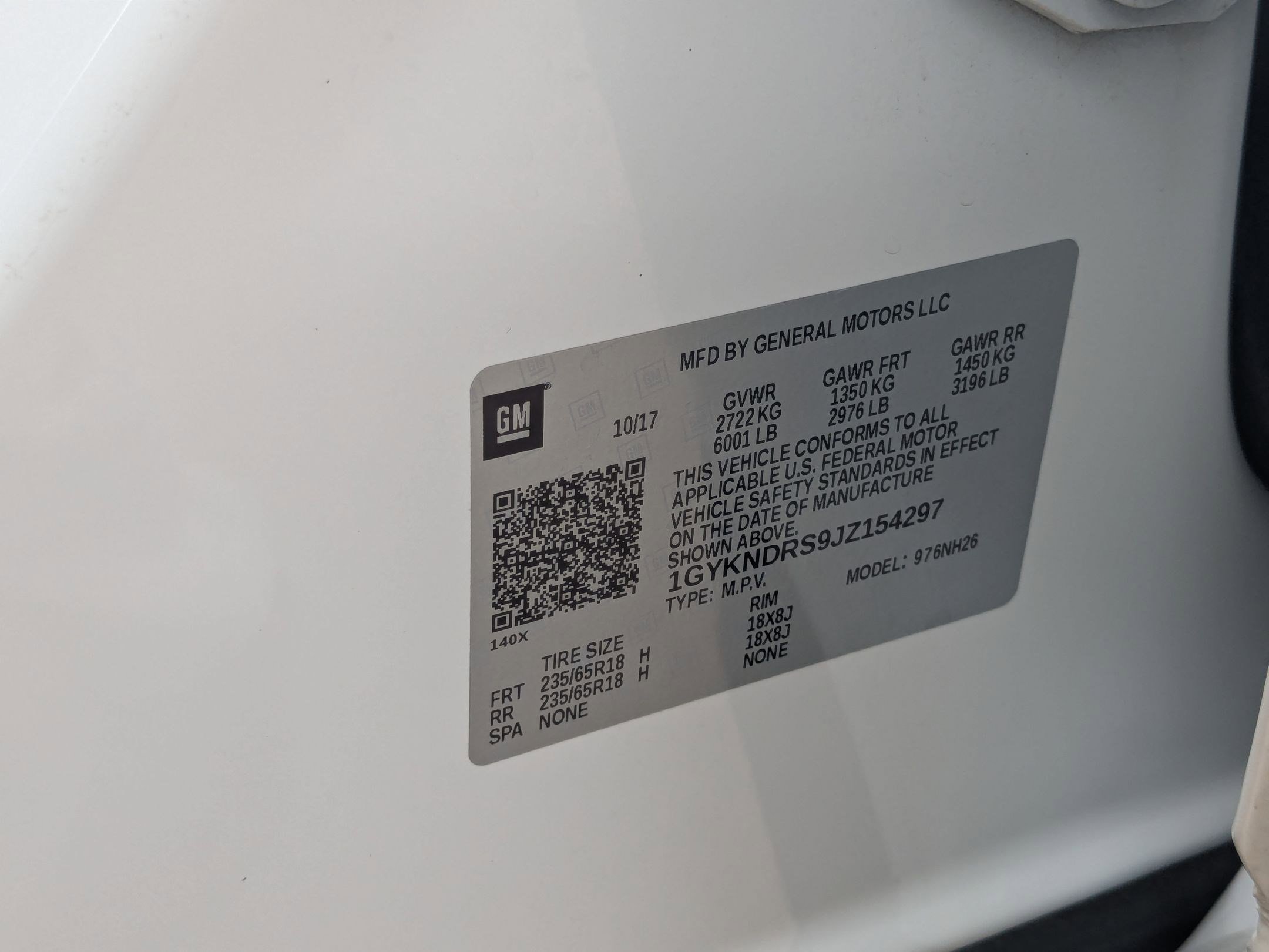 2018 Cadillac XT5 Luxury photo 21