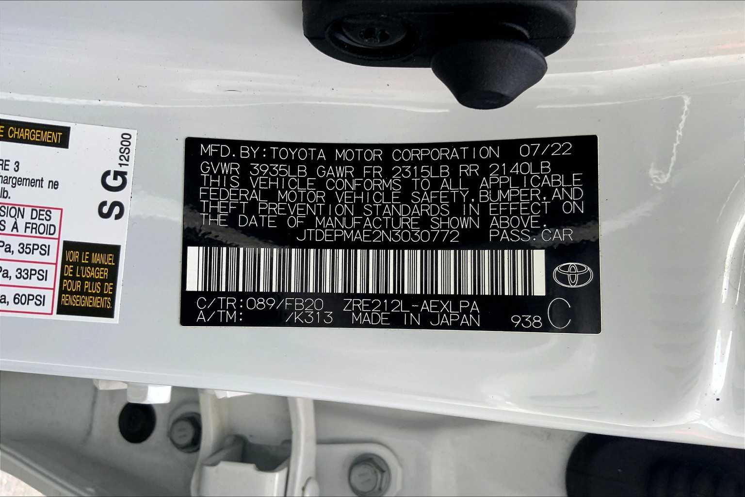 2022 Toyota Corolla LE photo 29