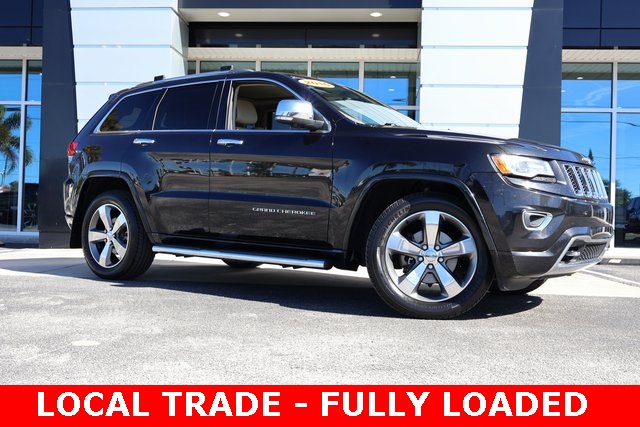Used 2016 Jeep Grand Cherokee Overland with VIN 1C4RJECG9GC479957 for sale in Palm Harbor, FL