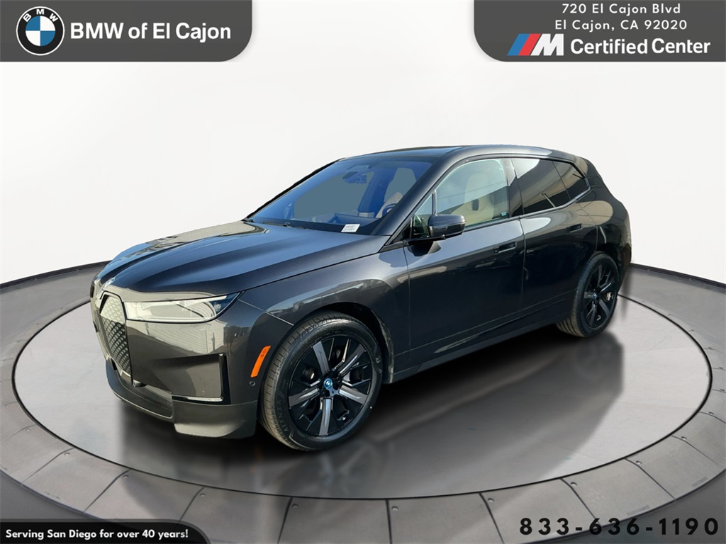 Certified 2025 BMW iX Base with VIN WB523CF03SCS98369 for sale in El Cajon, CA