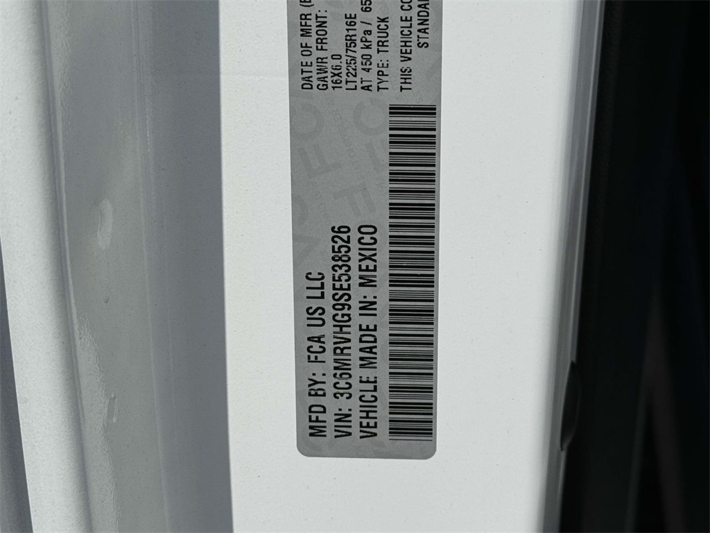 New 2025 White Ram High Roof image 18