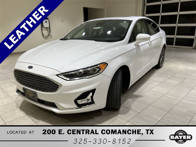 Certified 2019 Ford Fusion Titanium with VIN 3FA6P0D91KR242013 for sale in Comanche, TX