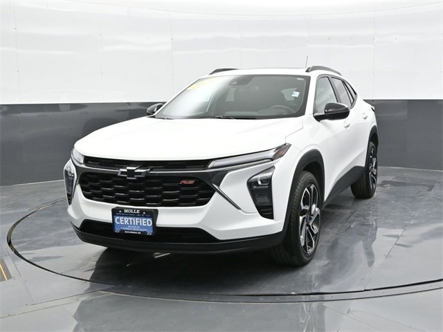 Certified 2025 Chevrolet Trax RS with VIN KL77LJEP2SC066288 for sale in Kansas City