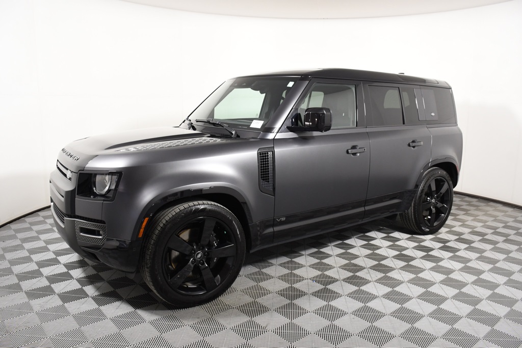 Used 2023 Land Rover Defender Carpathian Edition with VIN SALEWEEE3P2148947 for sale in Richfield, Minnesota