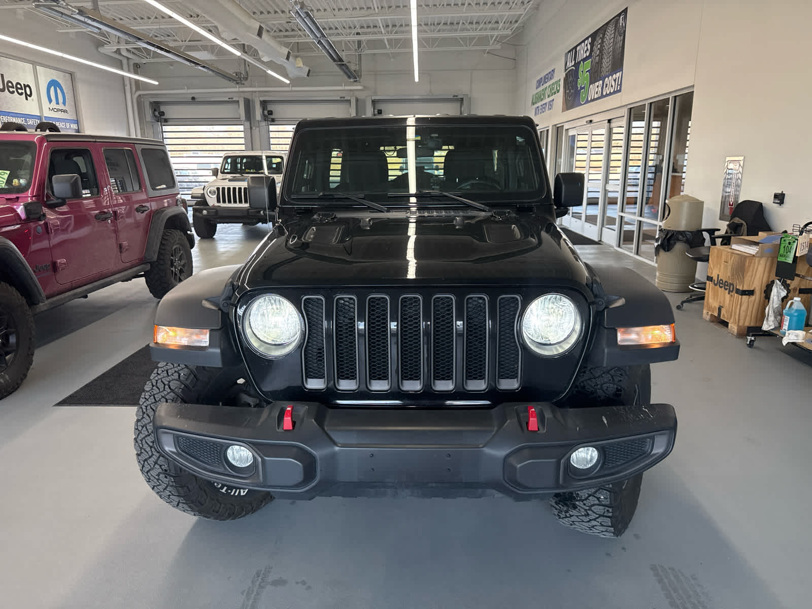 Used 2021 Jeep Wrangler Unlimited Rubicon with VIN 1C4HJXFG7MW696422 for sale in Kansas City