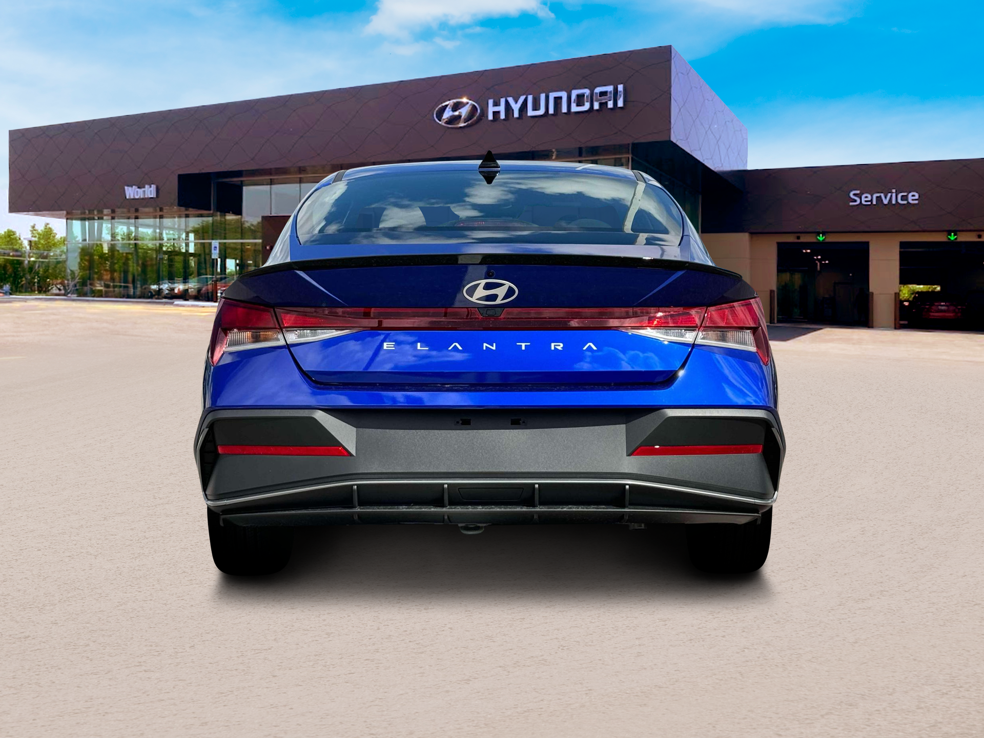 New 2025 Intense Blue Hyundai SEL Sport image 6