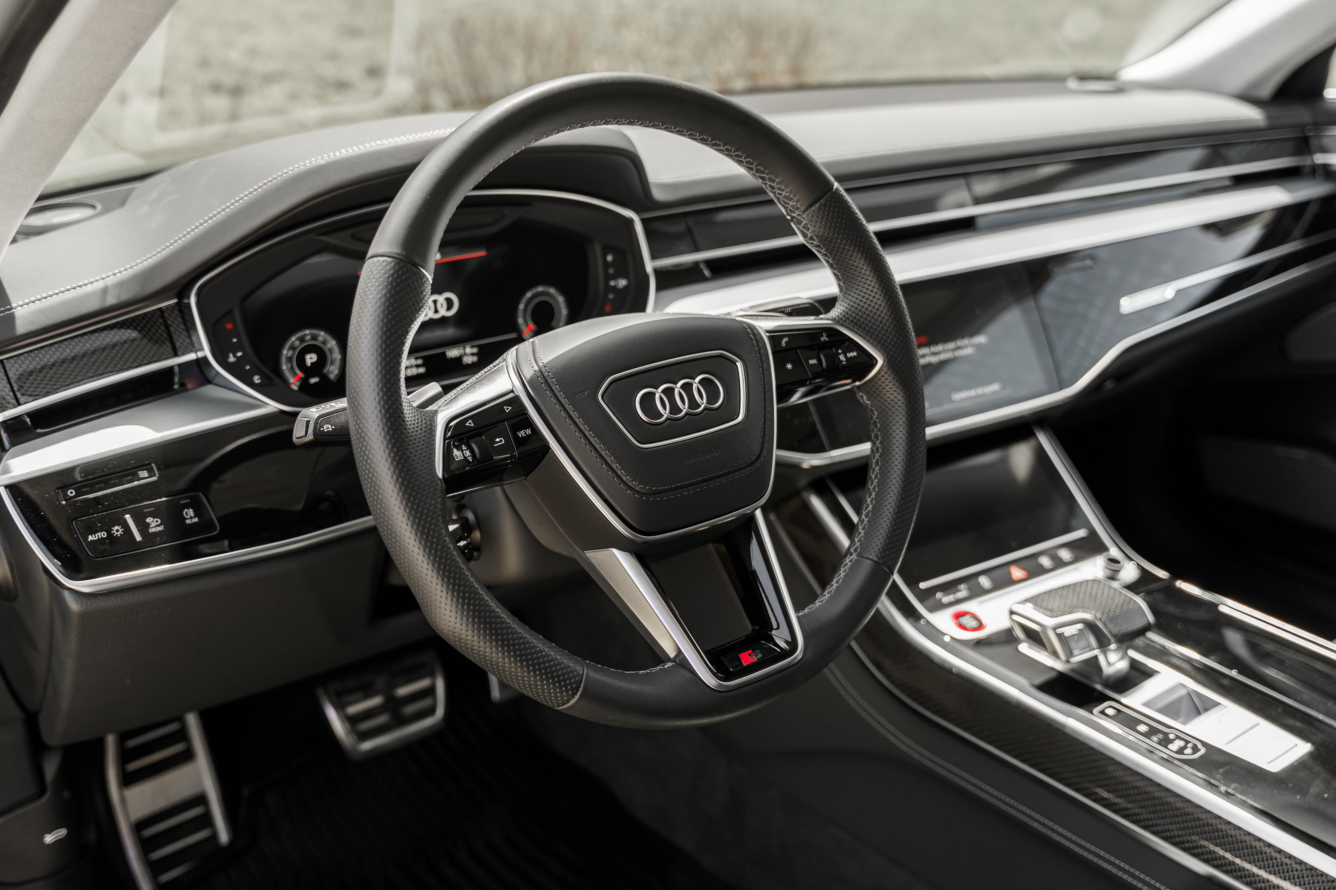 Used 2022 Mythos Black Metallic Audi  image 1