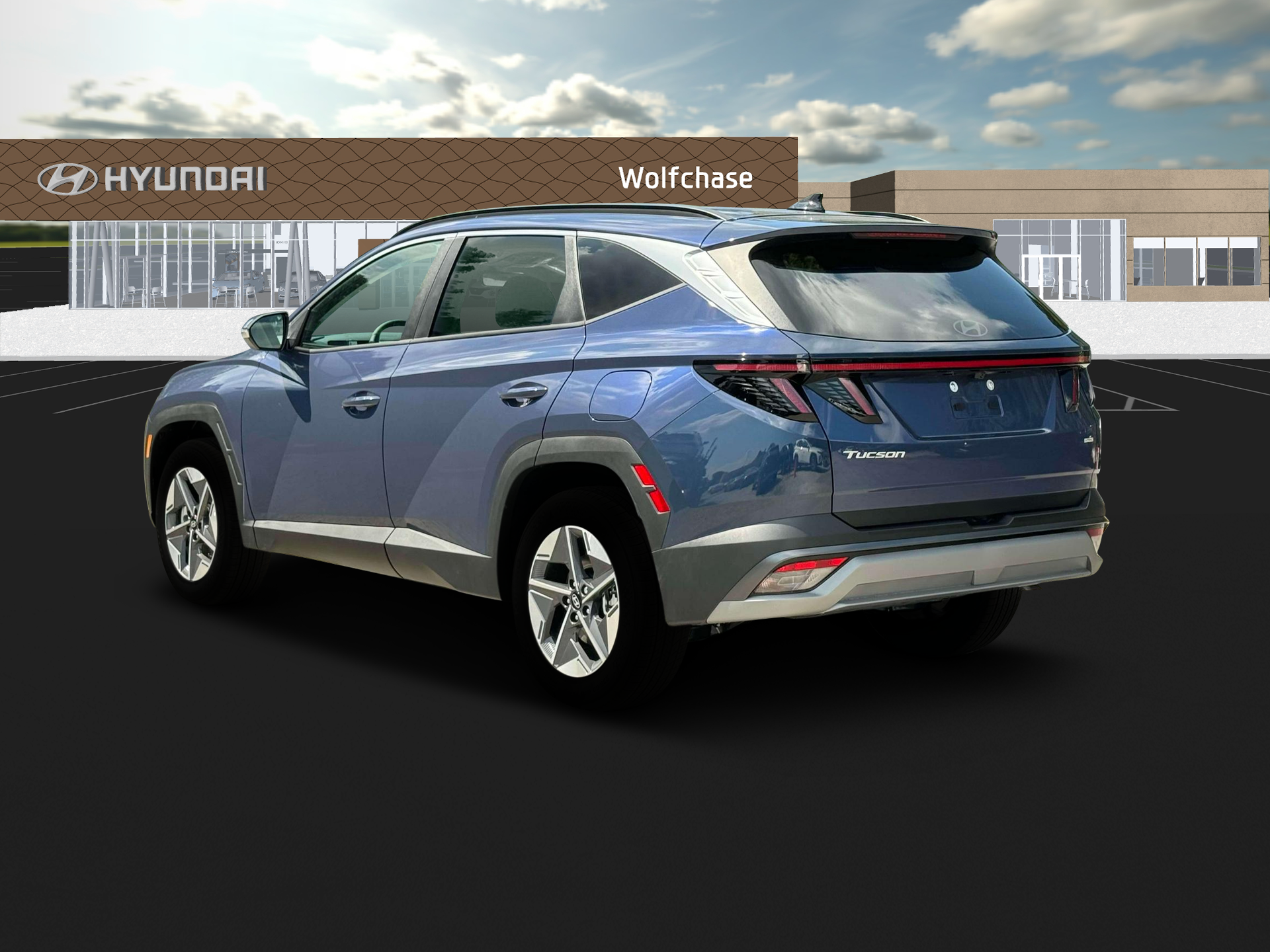 New 2025 Blue Hyundai SEL Convenience AWD image 5