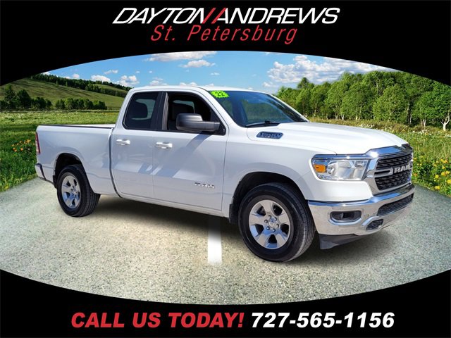Certified Used 2022 Bright White Clearcoat Ram Big Horn image 1