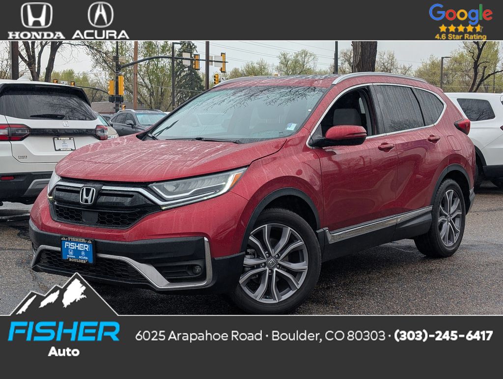 Used 2022 Radiant Red Metallic Honda Touring image 1