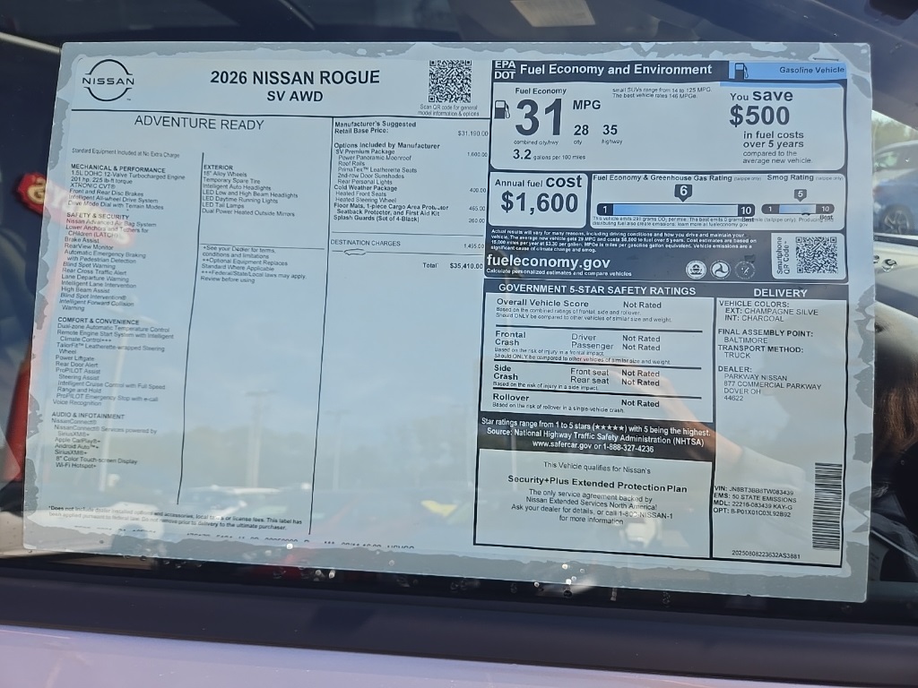 2026 Nissan Rogue SV photo 29