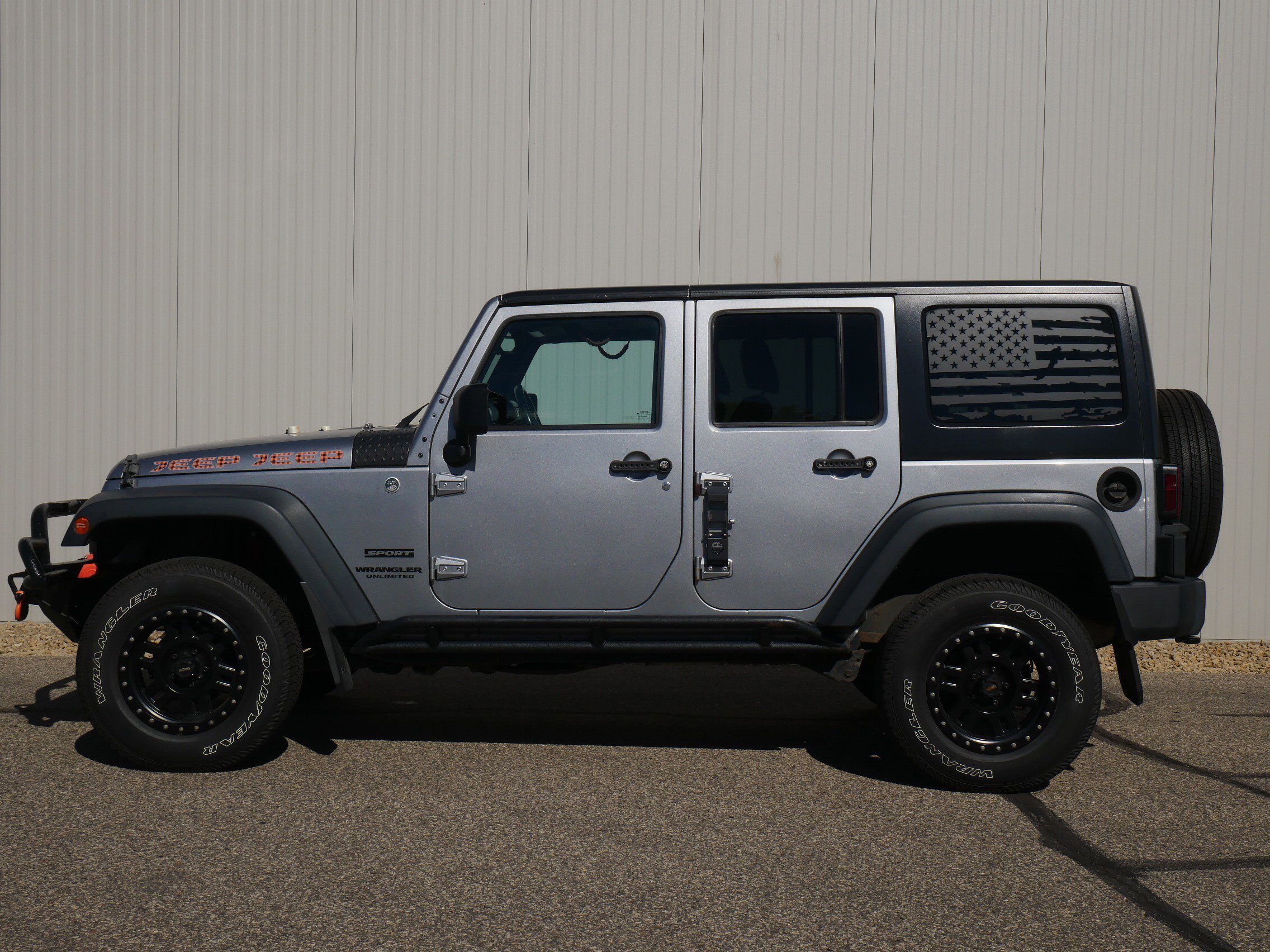 Used 2014 Jeep Wrangler Unlimited Sport with VIN 1C4BJWDG1EL207440 for sale in Hastings, Minnesota