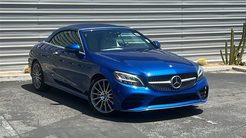 Used 2022 Blue Mercedes-Benz C 300 image 1