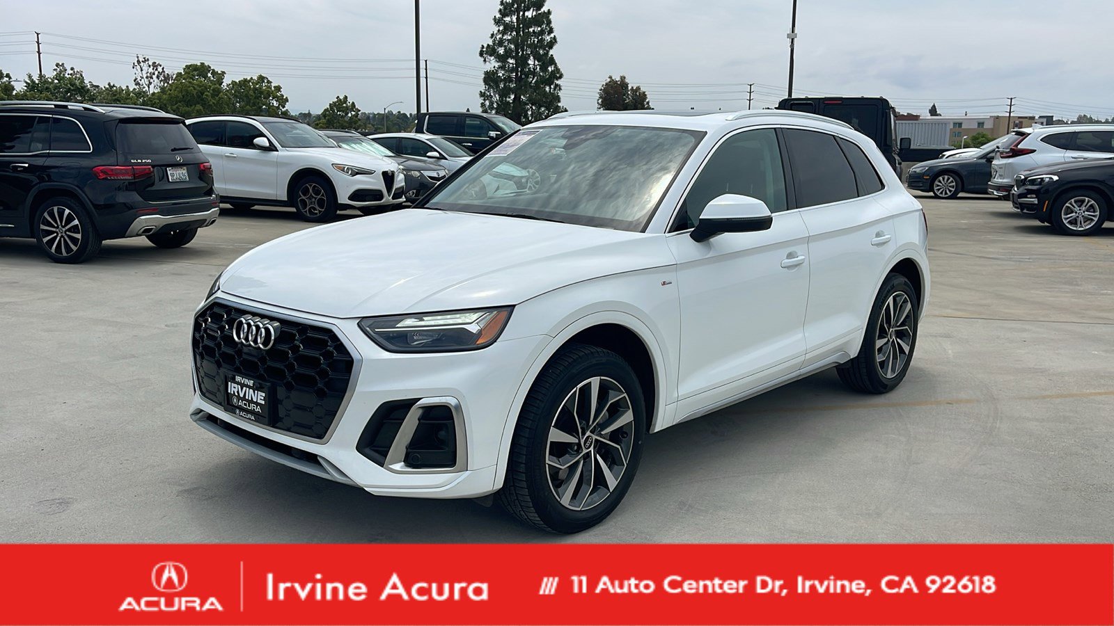 Used 2022 Glacier White Metallic Audi S line Premium Plus image 1