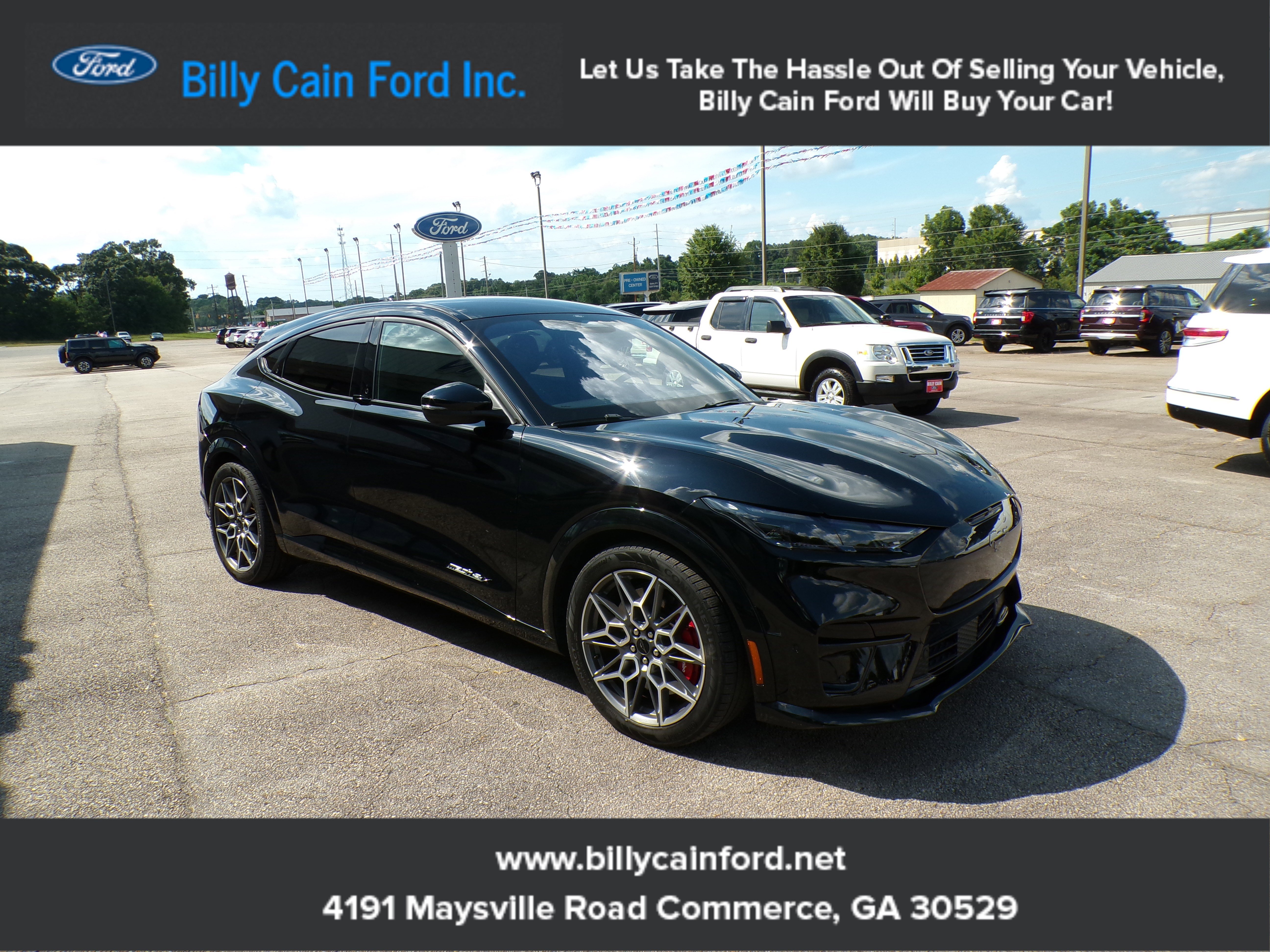 Used 2024 Ford Mustang Mach-E GT AWD with VIN 3FMTK4SX1RMA17047 for sale in Commerce, GA