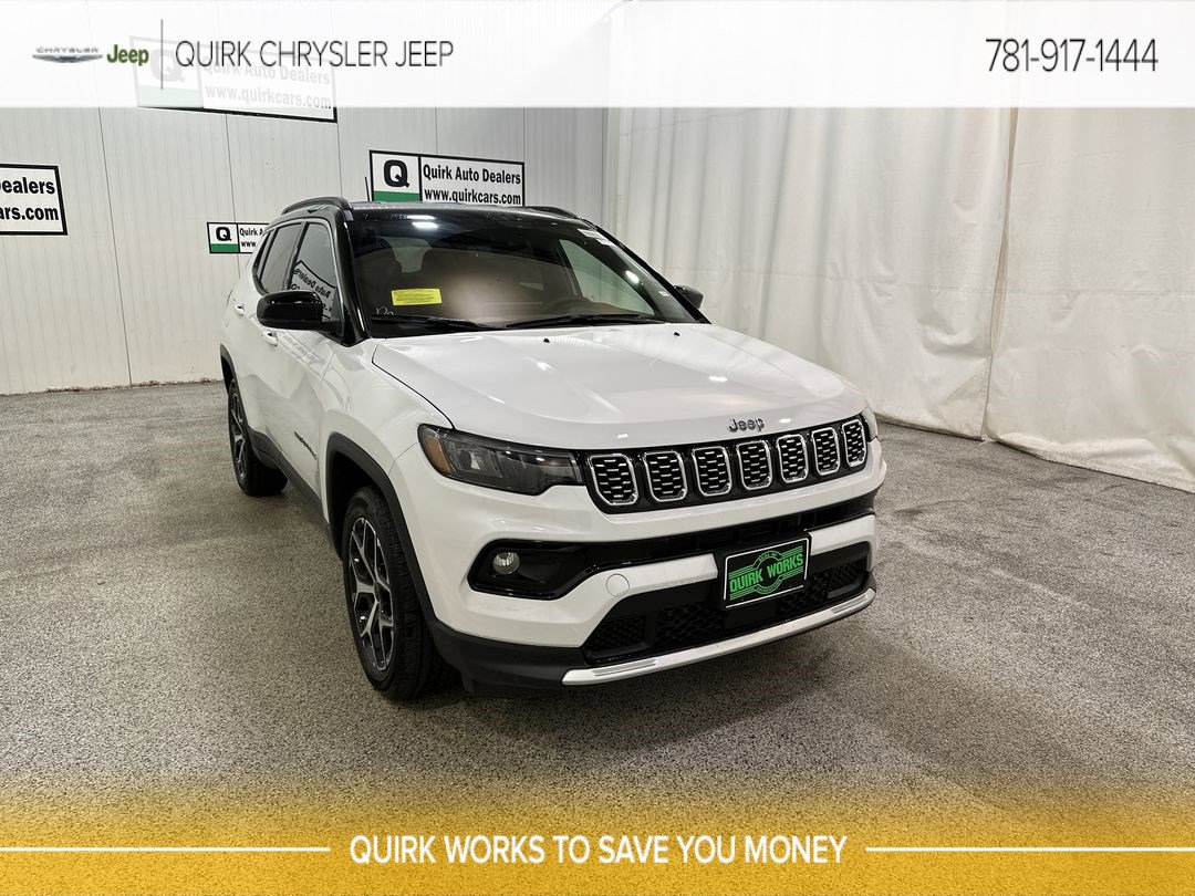 New 2025 Bright White Clearcoat Jeep Limited image 1