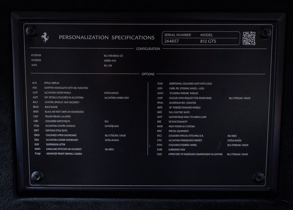 Certified Used 2021 Blu Mirabeau Ferrari Base image 29