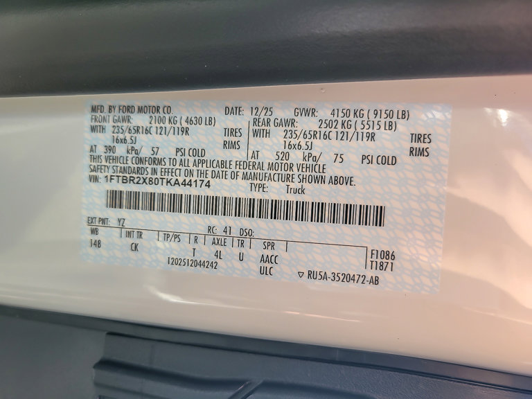 2026 FORD TRANSIT - Image 25