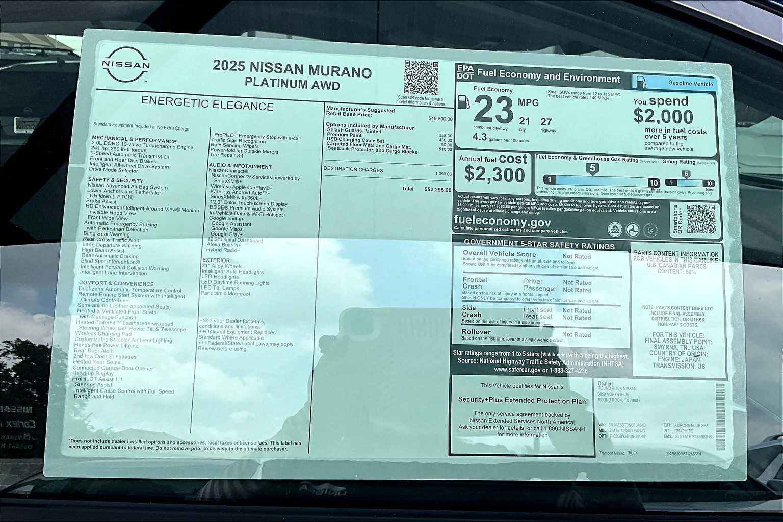 2025 Nissan Murano Platinum photo 16