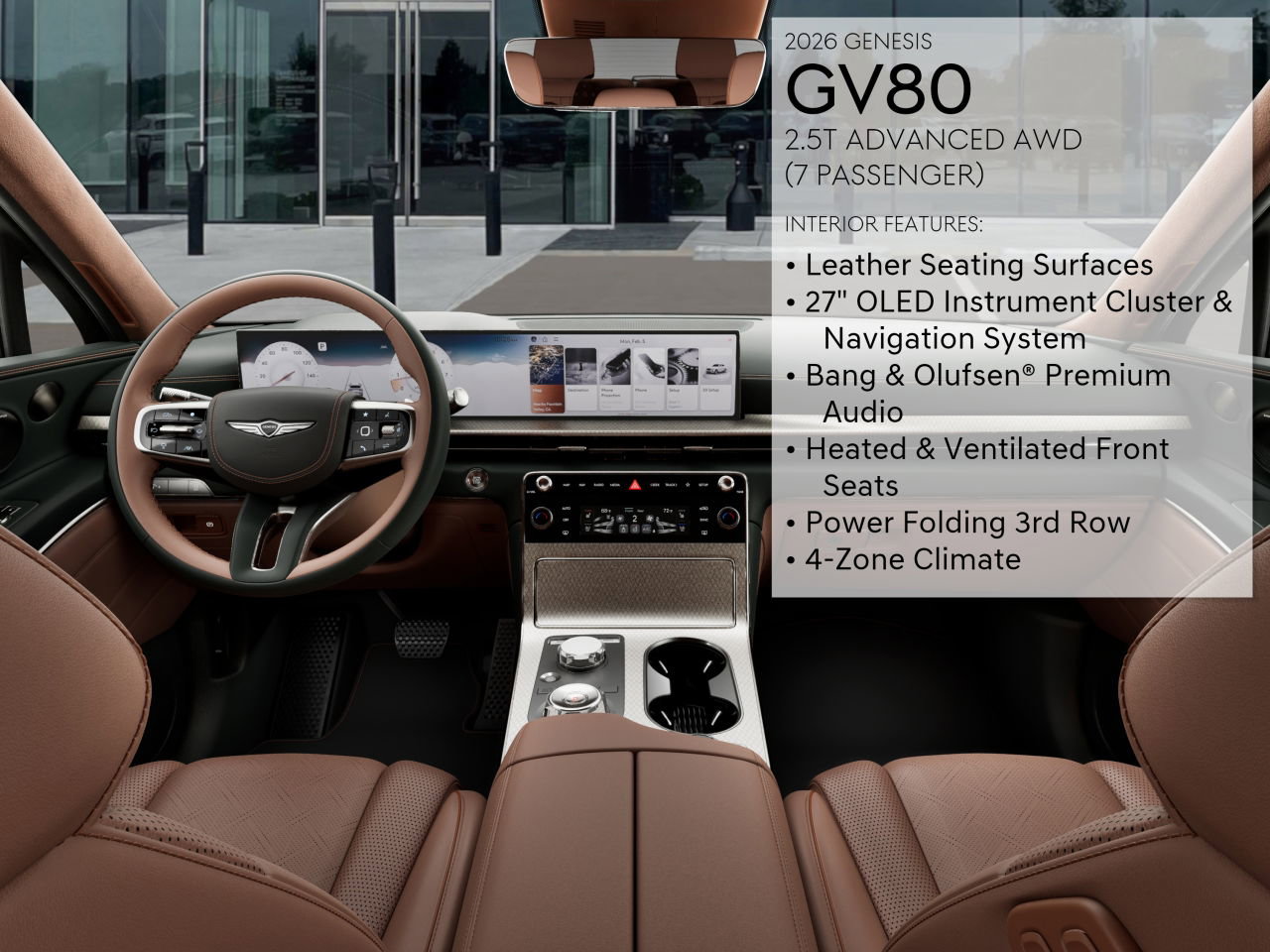 2026 Genesis GV80 2.5T Advanced photo 15