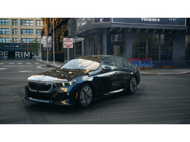 New 2026 Carbon Black Metallic BMW 550e xDrive image 1
